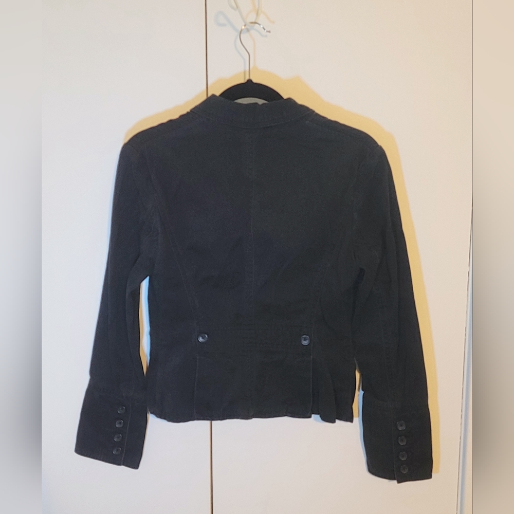 🍂 EXPRESS Incredibly SOFT Cotton Women's Short Jacket w/ Beautiful Button … - Picture 2 of 6